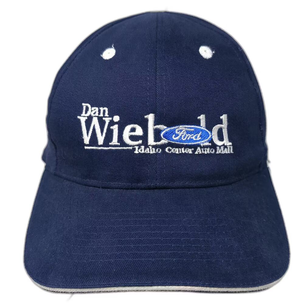 Otto Baseball Cap Blue White OS Ford Idaho Center Auto Mall Slideback Hat